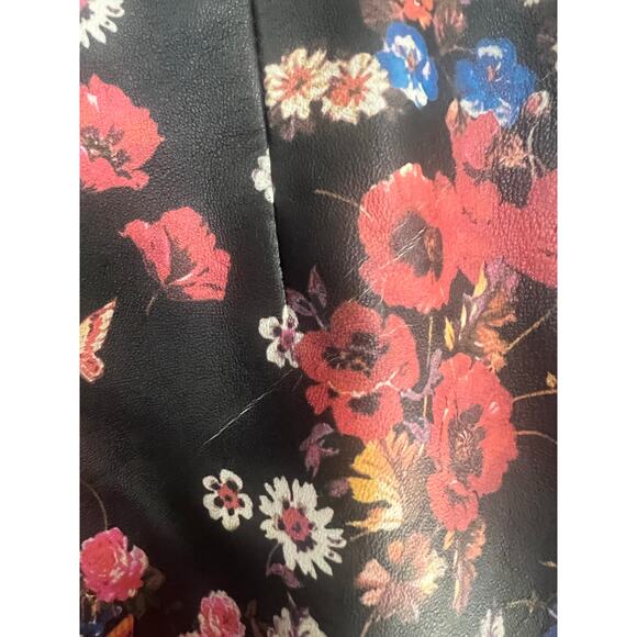 The Kooples Lamb Leather Floral Skirt - Size 36 - As Seen on TV - Picture 10 of 10